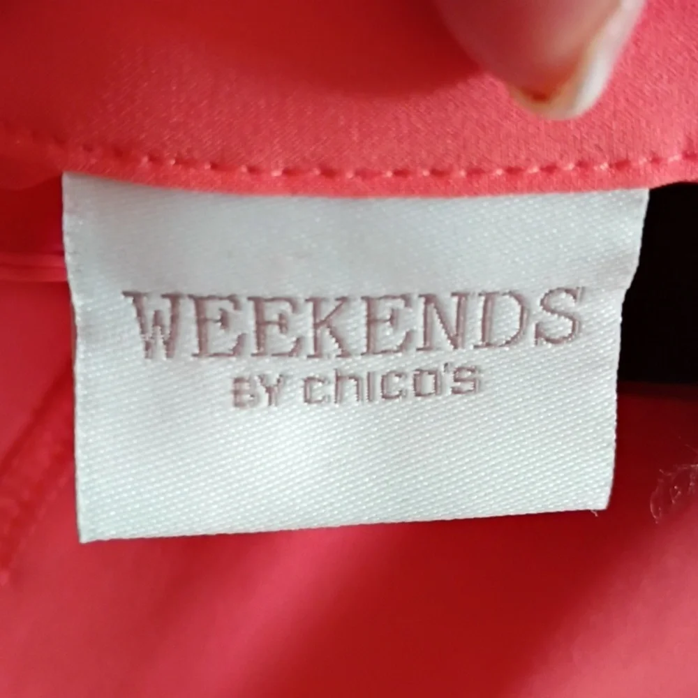 Chico's Women's 🧡 Jacket.Sizr 3=XL.pit To Pit 24".New Condition. - Picture 7 of 7